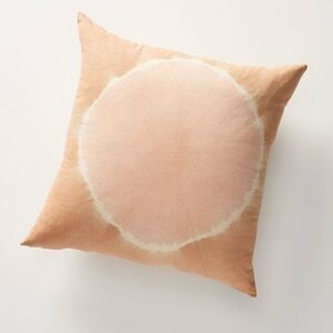 🔥Anthropologie - Blush Flower-Dyed Silk Ardel Pillow - 20” x 20”